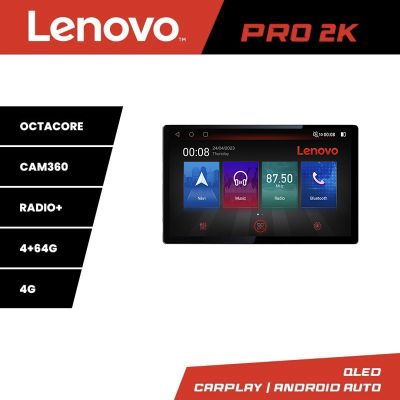 Navigatie Toyota Auris 2007-2013 K-auris-2013 Lenovo PRO 4+64 13 inch 2K android 4G DSP gps internet
