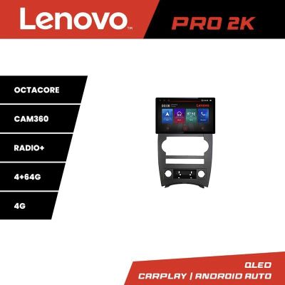 Navigatie Jeep Commander Lenovo PRO 4+64 13 inch 2K android 4G DSP gps internet  Kit-commander