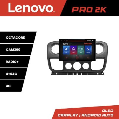 Navigatie Opel Movano, Renault Master 2010-2021 Lenovo PRO 4+64 13 inch 2K android 4G DSP gps internet v1