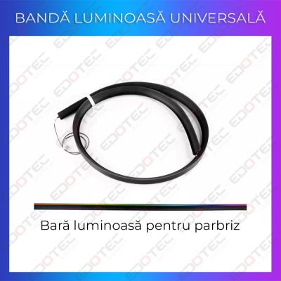 Lumina ambientale parbriz NIGHTVIBE AMB-UNIV-PA control din telefon su sistemul original