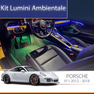 Lumini Ambientale NIGHTVIBE Porsche 911 2012-2018 set complet control telefon sau sistem original