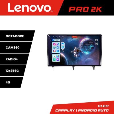 Navigatie Honda Civic 2022- Lenovo Qled 2K Octa Core 12+256 360 DSP ADAS carplay android auto radio internet kit-civic2022+PRO-2K-10-12+256
