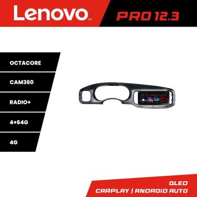 Navigatie Dodge Charger 2011-2014  Lenovo Qled 12.3 inch Octa Core 4+64 360 DSP ADAS carplay android auto radio internet kit-charger+PRO-12.3-4+64