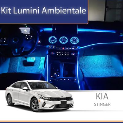 Lumini Ambientale NIGHTVIBE Kia Stinger gură de ventilație iluminată control telefon sau sistem original