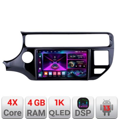 Navigatie Kia Rio A-504  4+64 InCell Display 1K Android Waze USB Navigatie Internet Youtube Radio