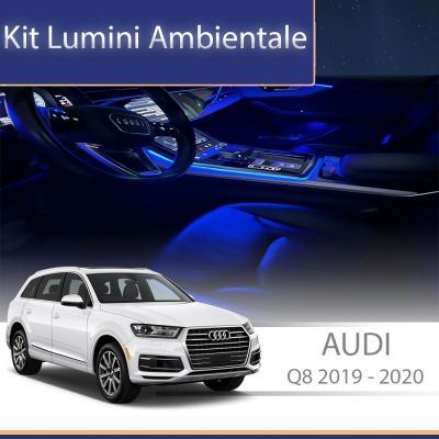Lumini Ambientale NIGHTVIBE Audi Q8 tweetere culori selectabile controlabile din telefon sau din sistemul original AMB-AU-Q8-TWEETERS