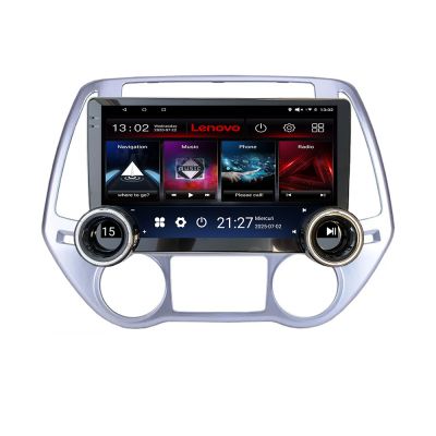 Navigatie Hyundai I20 2011-2014 manual si automat Lenovo  8 core 4+64 10.5 inch Incell 1K android Wifi 5Ghz gps internet  Kit-i20-2012