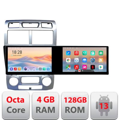 Navigatie Kia Sportage 2005-2007 Kit-0023 Edotec 2 ecrane  8 core 4+128 21.6 inch Incell android Wifi 5Ghz gps internet