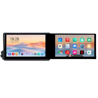 Navigatie Ssangyong Kyron Actyon Kit-158 Edotec 2 ecrane  8 core 4+128 21.6 inch Incell android Wifi 5Ghz gps internet