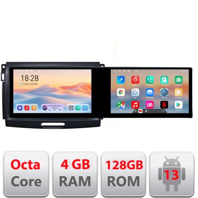 Navigatie Ford Ranger 2015-2020 Edotec 8 core 4+128 10.5 inch Incell 1K android Wifi 5Ghz gps internet
