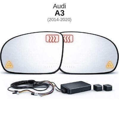 Senzor unghi mort Audi A3 2014-2020 — oglindă dedicată