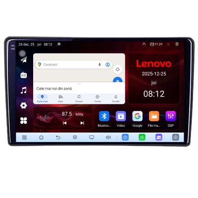 Navigație universală Lenovo ULTRA-9-4+64 8 Core 2.2 Ghz 8+128 Qled Incell 1K Android 360 Carplay DSP AHD 1080P ADAS 4G Wifi 5Ghz Bluetooth PRO