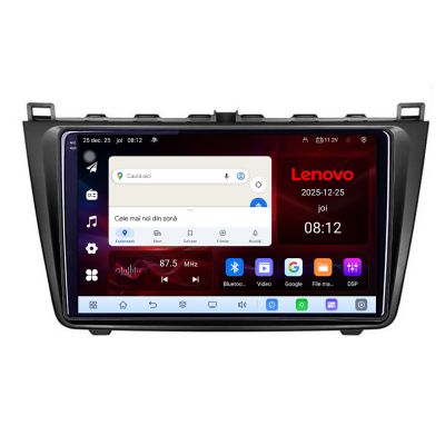 Navigatie Mazda 6 Lenovo Kit-012 8 Core 2.2 Ghz 8+128 Qled Incell 1K Android 360 Carplay DSP AHD 1080P ADAS 4G Wifi 5Ghz Bluetooth PRO