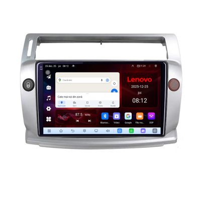 Navigatie Citroen C4 Quad Core Lenovo Kit-088 8 Core 2.2 Ghz 8+128 Qled Incell 1K Android 360 Carplay DSP AHD 1080P ADAS 4G Wifi 5Ghz Bluetooth PRO