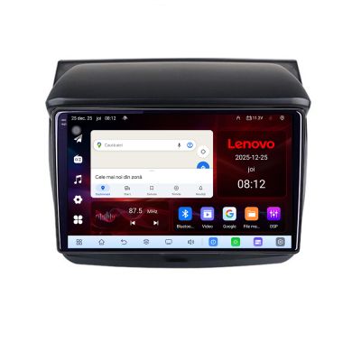 Navigatie Mitsubishi L200 2006-2014 Lenovo Kit-094 8 Core 2.2 Ghz 8+128 Qled Incell 1K Android 360 Carplay DSP AHD 1080P ADAS 4G Wifi 5Ghz Bluetooth PRO