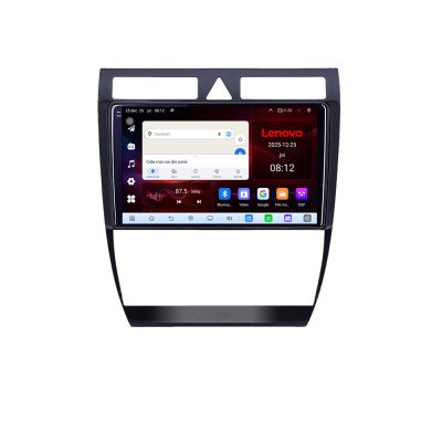 Navigatie Audi A6 Quad Core Lenovo Kit-102 8 Core 2.2 Ghz 8+128 Qled Incell 1K Android 360 Carplay DSP AHD 1080P ADAS 4G Wifi 5Ghz Bluetooth PRO