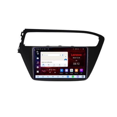 Navigatie Hyundai I20 2014-2019 Lenovo 8 Core 2.2 Ghz 8+128 Qled Incell 1K Android 360 Carplay DSP AHD 1080P ADAS 4G Wifi 5Ghz Bluetooth PRO