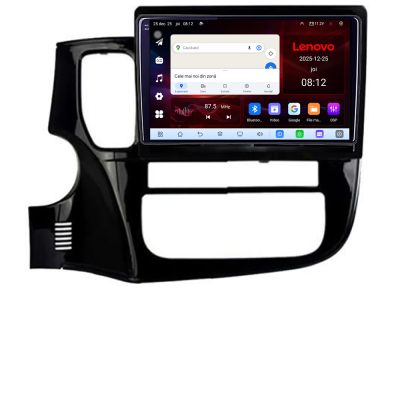 Navigatie Mitsubishi Outlander 2014- Lenovo Kit-1230 8 Core 2.2 Ghz 8+128 Qled Incell 1K Android 360 Carplay DSP AHD 1080P ADAS 4G Wifi 5Ghz Bluetooth PRO