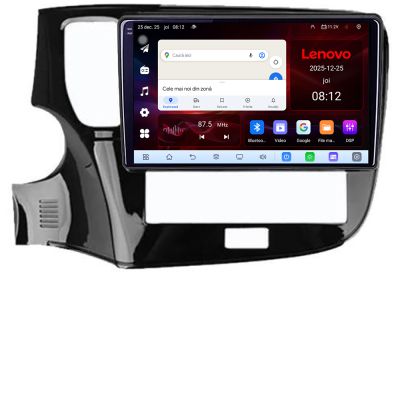 Navigatie Mitsubishi Oultander 2020- Lenovo Kit-1230-20 8 Core 2.2 Ghz 8+128 Qled Incell 1K Android 360 Carplay DSP AHD 1080P ADAS 4G Wifi 5Ghz Bluetooth PRO