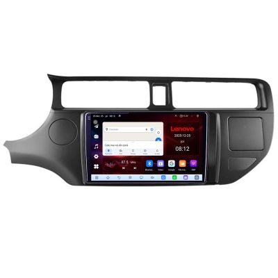 Navigatie Kia Rio 2011-2013 Lenovo Kit-204 8 Core 2.2 Ghz 8+128 Qled Incell 1K Android 360 Carplay DSP AHD 1080P ADAS 4G Wifi 5Ghz Bluetooth PRO