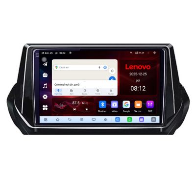 Navigatie Peugeot 2008 2020- 8 Core 2.2 Ghz 8+128 Qled Incell 1K Android 360 Carplay DSP AHD 1080P ADAS 4G Wifi 5Ghz Bluetooth PRO