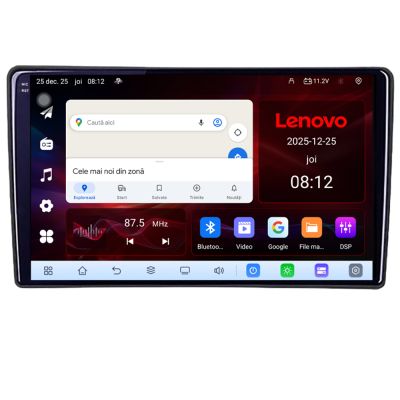 Navigatie universala 2din-1 8 Core 2.2 Ghz 8+128 Qled Incell 1K Android 360 Carplay DSP AHD 1080P ADAS 4G Wifi 5Ghz Bluetooth PRO Lenovo