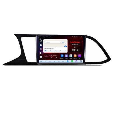 Navigatie Seat Leon MIB Quad Core Lenovo Kit-306 8 Core 2.2 Ghz 8+128 Qled Incell 1K Android 360 Carplay DSP AHD 1080P ADAS 4G Wifi 5Ghz Bluetooth PRO
