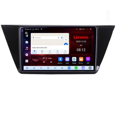 Navigatie Volkswagen Touran 2016- Lenovo Kit-3144 8 Core 2.2 Ghz 8+128 Qled Incell 1K Android 360 Carplay DSP AHD 1080P ADAS 4G Wifi 5Ghz Bluetooth PRO