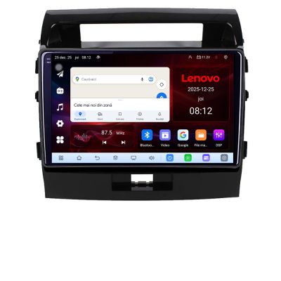 Navigatie Toyota LandCruiser 2008-2015 Lenovo 8 Core 2.2 Ghz 8+128 Qled Incell 1K Android 360 Carplay DSP AHD 1080P ADAS 4G Wifi 5Ghz Bluetooth PRO v1