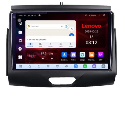 Navigatie Ford Ranger 2015- cu cd 8 Core 2.2 Ghz 8+128 Qled Incell 1K Android 360 Carplay DSP AHD 1080P ADAS 4G Wifi 5Ghz Bluetooth PRO
