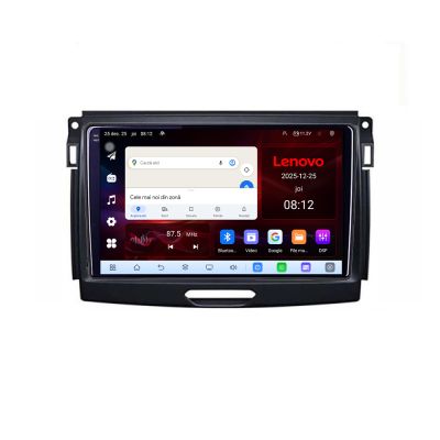 Navigatie Ford Ranger 2015-2020 Lenovo 8 Core 2.2 Ghz 8+128 Qled Incell 1K Android 360 Carplay DSP AHD 1080P ADAS 4G Wifi 5Ghz Bluetooth PRO