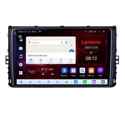 Navigatie grupul VW Lenovo Kit-933 8 Core 2.2 Ghz 8+128 Qled Incell 1K Android 360 Carplay DSP AHD 1080P ADAS 4G Wifi 5Ghz Bluetooth PRO