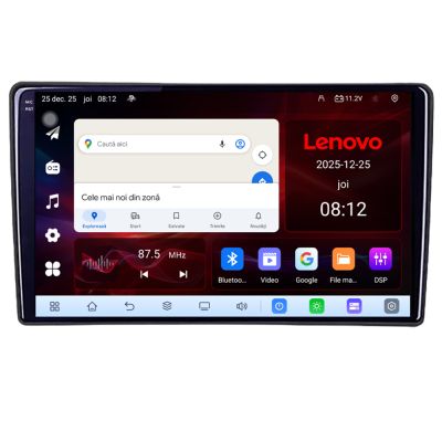 Navigatie Citroen C3 2022- Lenovo 8 Core 2.2 Ghz 8+128 Qled Incell 1K Android 360 Carplay DSP AHD 1080P ADAS 4G Wifi 5Ghz Bluetooth PRO