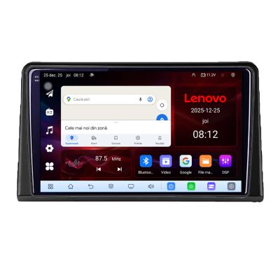 Navigatie Renault Express 8 Core 2.2 Ghz 8+128 Qled Incell 1K Android 360 Carplay DSP AHD 1080P ADAS 4G Wifi 5Ghz Bluetooth PRO
