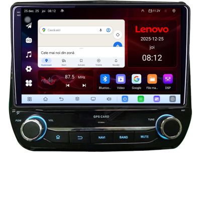 Navigatie dedicata Ford Fiesta 2020-  Lenovo 8 Core 2.2 Ghz 8+128 Qled Incell 1K Android 360 Carplay DSP AHD 1080P ADAS 4G Wifi 5Ghz Bluetooth PRO