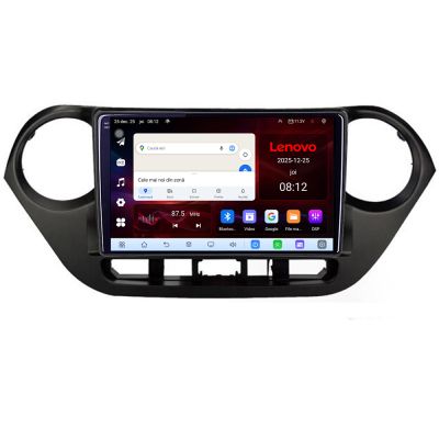 Navigatie Hyundai I10 2013-2019 Lenovo Kit-HY38 8 Core 2.2 Ghz 8+128 Qled Incell 1K Android 360 Carplay DSP AHD 1080P ADAS 4G Wifi 5Ghz Bluetooth PRO