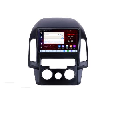 Navigatie Hyundai I30 2009-2012 clima manuala Lenovo Kit-I30AC 8 Core 2.2 Ghz 8+128 Qled Incell 1K Android 360 Carplay DSP AHD 1080P ADAS 4G Wifi 5Ghz Bluetooth PRO