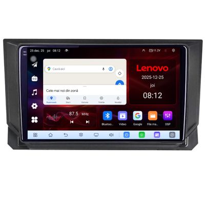 Navigatie Seat Ibiza 2017- Lenovo Kit-IBZ 8 Core 2.2 Ghz 8+128 Qled Incell 1K Android 360 Carplay DSP AHD 1080P ADAS 4G Wifi 5Ghz Bluetooth PRO