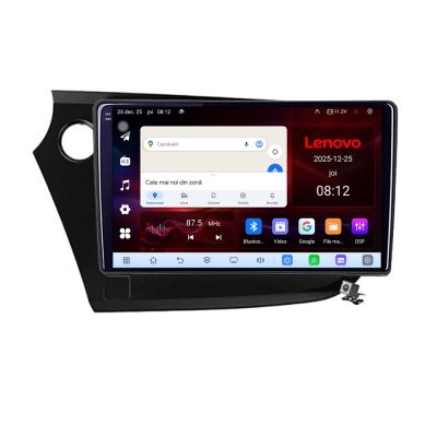 Navigatie Honda Insight 2009-2014 Lenovo Kit-insight 8 Core 2.2 Ghz 8+128 Qled Incell 1K Android 360 Carplay DSP AHD 1080P ADAS 4G Wifi 5Ghz Bluetooth PRO