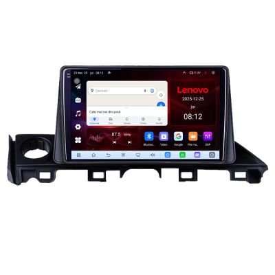 Navigatie Mazda 6 2018- Lenovo Kit-MAZDA6-18 8 Core 2.2 Ghz 8+128 Qled Incell 1K Android 360 Carplay DSP AHD 1080P ADAS 4G Wifi 5Ghz Bluetooth PRO