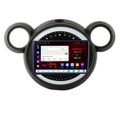 Navigatie Mini 2011-2015 cu sistem CIC 8 Core 2.2 Ghz 8+128 Qled Incell 1K Android 360 Carplay DSP AHD 1080P ADAS 4G Wifi 5Ghz Bluetooth PRO Lenovo