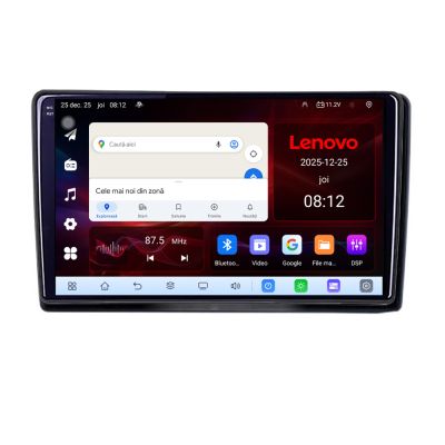 Navigatie Nissan Navara 2006-2014 Lenovo Kit-NAVARA 8 Core 2.2 Ghz 8+128 Qled Incell 1K Android 360 Carplay DSP AHD 1080P ADAS 4G Wifi 5Ghz Bluetooth PRO