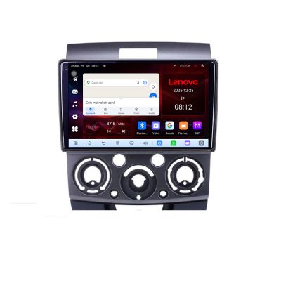 Navigatie Ford Ranger Mazda BT50 2007-2012 Lenovo Kit-RANGER 8 Core 2.2 Ghz 8+128 Qled Incell 1K Android 360 Carplay DSP AHD 1080P ADAS 4G Wifi 5Ghz Bluetooth PRO