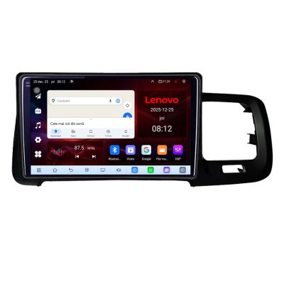 Navigatie Volvo S60 2014-2018 cu sistem Sensus Connect 8 Core 2.2 Ghz 8+128 Qled Incell 1K Android 360 Carplay DSP AHD 1080P ADAS 4G Wifi 5Ghz Bluetooth PRO