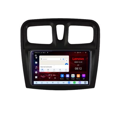 Navigatie Dacia Sandero 2012-2020 var B 8 Core 2.2 Ghz 8+128 Qled Incell 1K Android 360 Carplay DSP AHD 1080P ADAS 4G Wifi 5Ghz Bluetooth PRO