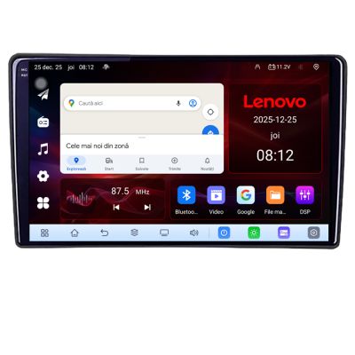 Navigatie Renault Trafic 2008-2012 Lenovo 8 Core 2.2 Ghz 8+128 Qled Incell 1K Android 360 Carplay DSP AHD 1080P ADAS 4G Wifi 5Ghz Bluetooth PRO
