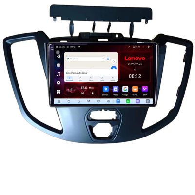 Navigatie Ford Transit 2015-2020 8 Core 2.2 Ghz 8+128 Qled Incell 1K Android 360 Carplay DSP AHD 1080P ADAS 4G Wifi 5Ghz Bluetooth PRO