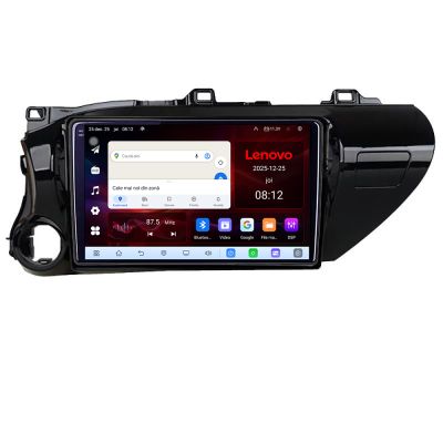 Navigatie Toyota Hilux 2016- Lenovo Kit-TY59 8 Core 2.2 Ghz 8+128 Qled Incell 1K Android 360 Carplay DSP AHD 1080P ADAS 4G Wifi 5Ghz Bluetooth PRO