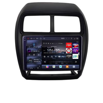 Navigatie Mitsubishi ASX 2017-2021 model facelift Android radio gps internet 8 core QLED 2K 16+512GB 360 Edotec v1