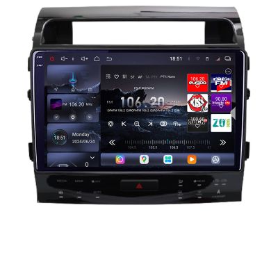 Navigatie Toyota Landcruiser J150 2010-2018 Edotec Kit-381-type-a 8 core QLED 2K 16+512GB 360 Android Waze USB Navigatie Internet Youtube